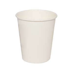 Bicchieri di carta usa e getta bianchi da 240 ml per bevande - Product Image 5