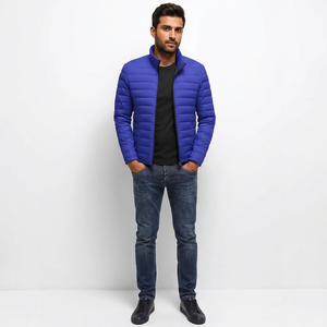 Chaquetas Acolchadas para Hombre, Chaqueta de Invierno Ligera y Empacable, Chaqueta Acolchada para Hombre, Abrigos Cálidos, Chaqueta Impermeable, Cortavientos y Aislante - Product Image 1