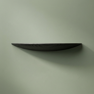 Étagère murale en bois moderne, présentoir décoratif incurvé à un seul niveau pour la maison, la salle de bain et l'affichage de livres - Product Image 4