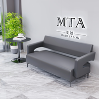 Chaise de bureau professionnelle de haute qualité en cuir pleine fleur rembourrée, mobilier de bureau, chaise de salle d'attente, banc d'attente