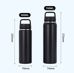 Biểu Tượng Tùy Chỉnh 2025 Đôi Tường Chân Không Phích Cup Xách Tay Thể Thao Du Lịch Cắm Trại Cách Điện Nước Bằng Thép Không Gỉ Chai Với Nắp - Product Image 5