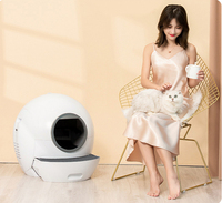 Litière pour chat électrique intelligente automatique High Tech Wifi DC12V grande taille autonettoyante intelligente