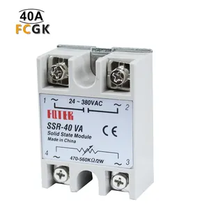 Relé de estado sólido, resistor variável 40a ssr-40va fotek relé, ssr40va ssr 40va