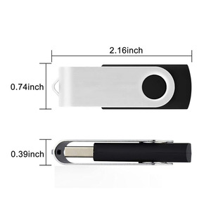 เคสแฟลชไดรฟ์ USB <span class=keywords><strong>2</strong></span>.0 แบบหมุนได้ เมมโมรี่สติ๊ก ทัมบ์ไดรฟ์ เจ็ปไดรฟ์ สำหรับจัดเก็บข้อมูล แชร์ไฟล์ - Product Image 3