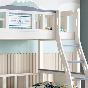 Новый дизайн двухъярусная кровать высокого качества для детей новая двухъярусная кровать для детей Chit кровати детская мебель двойная - Product Image 4