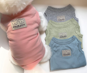 เสื้อยืดสำหรับสัตว์เลี้ยงสุนัขผลิตจากโพลีเอสเตอร์สำหรับฤดูใบไม้ผลิและฤดูร้อน - Product Image 6