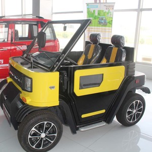 Scooter Turístico Eléctrico de Baja Velocidad 40 km/h, 4 Ruedas, 2 Plazas, Convertible, Techo Abierto - Product Image 2