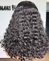 Perruque de cheveux humains bouclés bruts indiens 9x6, Perruque frontale en dentelle HD 13x6, Perruque sans colle en dentelle HD, Perruque de cheveux vietnamiens bruts, Perruque de cheveux indiens bruts