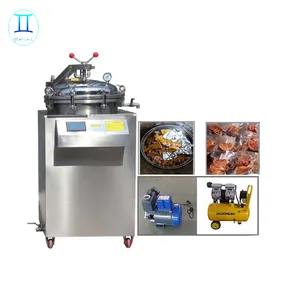 Industrial pressure vacuum farm mushrooms cultivation substrate spawn autoclave retort sterilization machine manufacturer price