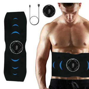 3D Electric Fat Burning Belly Massager Ems Muscle Stimulator Abdominal Slimming Massage Belt/neck Massager