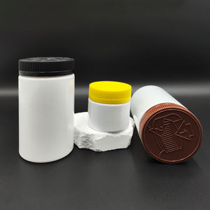 Pots de soins médicaux CRC Bouteilles de <span class=keywords><strong>pharmacie</strong></span> PET 100% PCR Pots en plastique R-PET Caps à l'épreuve des enfants Emballage de médicaments 100 175 250 ml - Product Image 3