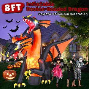 Citrouille gonflable géante de 2024 Offre Spéciale, citrouille gonflable jeux d'arrière-cour intérieur vacances amusant lumineux Helloween - Product Image 5