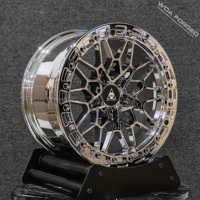 Jante de voiture de course de dragster 826m Triple Chrome Forged Wheel Beadlock pour BMW M3 M4 F30 F80 G20 G22 G80 G82 5x112 5x120 17 18 19 20 pouces