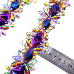 Nhanh chóng hàng hóa lễ hội người đàn ông trang phục phụ kiện kim loại màu tím nhựa đính trang trí cho thiết kế hội thảo chế biến - Product Image 5