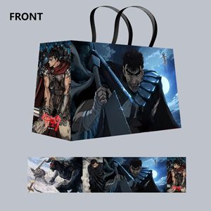 17 Design Sacchetti Regalo in Carta Anime di Grandi Dimensioni (60cm) con Personaggi come Luffy, Tanjir e Giocatori di Calcio d'Elite per Collezionismo e Regali - Product Image 3