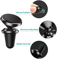 Soporte magnético para rejilla de ventilación de coche, accesorio para teléfono, accesorios para todos los teléfonos, gran oferta, venta al por mayor