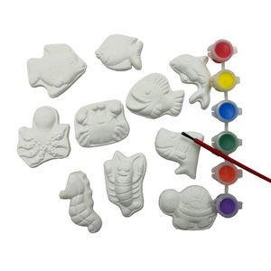 Elsas-figuras de <span class=keywords><strong>animales</strong></span> de <span class=keywords><strong>mar</strong></span> <span class=keywords><strong>para</strong></span> <span class=keywords><strong>colorear</strong></span>, yeso artesanal, Colores acrílicos, dibujo educativo, autopintura, juguetes <span class=keywords><strong>para</strong></span> niños - Product Image 4