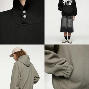 Sudadera con Capucha Personalizada con Logotipo, Unisex, de Felpa, Lisa, 100% Algodón, Gruesa, Corte Regular, Diseño de Otoño, ODM - Product Image 3