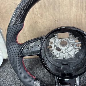 Volante de coche de fibra de carbono para <span class=keywords><strong>Audi</strong></span> B8.5 <span class=keywords><strong>S4</strong></span> S5 RS5 RS6 Q5 Q7 Q3 Q8 A1 A3 A4 A5 A6 A7 S3 S1 S6 RS3 RS4 B8 C6 C7 - Product Image 3