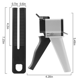 Kit de pistolet de distribution d'empreintes dentaires jetable SJIG-100 50ml Manuel Rapport 1:1/1:2 pour matériaux de résine dentaire Garantie 2 ans - Product Image 2
