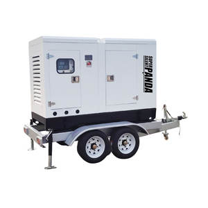 Générateur diesel silencieux pour remorque mobile, moteur Cummins 20kw/25kva 40kw/50kva 80kw/100kva - Product Image 3