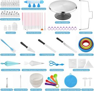 1pc <b>Silicone</b> Cake Decorating Nozzles & Moulds Kit-Eco-Friendly Reusable <b>Baking</b> Tools - Product Image 2