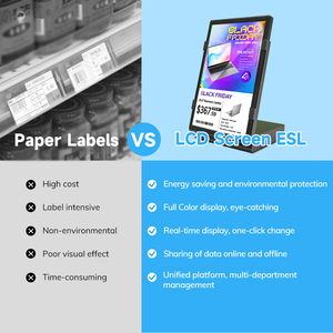 Minewtag trong nhà Khung ảnh kỹ thuật số Chào mừng dấu hiệu Áp phích bảng hiệu điện tử 10.1 LCD không có loa video kỹ thuật số hiển thị áp phích - Product Image 4