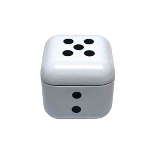 Boîte en métal carrée miniature personnalisable avec logo, recyclable, 35x35x35mm, pour bonbons, dés, ou rangement, avec couvercle sécurisé, idéale pour cadeau - Product Image 3