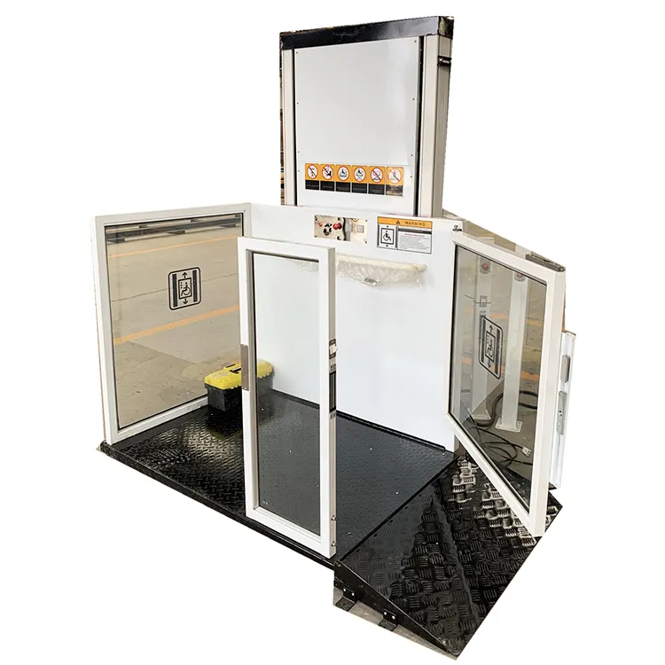 1-10M Mobile wheelchair lift elevator for disabled and old people