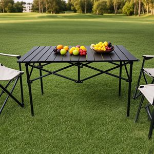 Mesa Plegable Portátil de Acero al Carbono Pequeña para Exteriores, Mesa Rodante de Metal para Camping, Venta al Por Mayor - Product Image 6