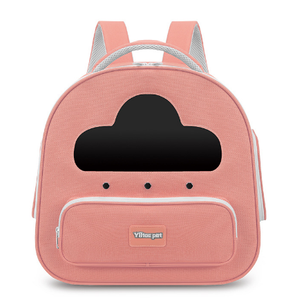 V'Store Pet Cartoon Cloud <b>Backpack</b> Carrier Oxford Material Breathable Zipper Closure for <b>Cats</b> Green Color - Product Image 3