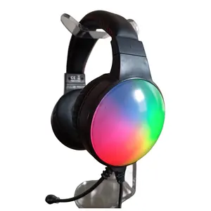 Popular RGB Flashing Headsets Gaming Microphone Headphones Earphone SKD Factory Nice Price
