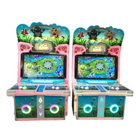 Cooldragon CD-005-169 Machine de jeu de pêche aux insectes personnalisée, écran 42 pouces, 2 joueurs, borne de jeu de pêche, prise US, > 8 ans, anglais