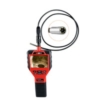 Boroscope vidéo articulé résistant à l'huile 720P avec sonde de 8,0 mm pour l'inspection et le diagnostic des moteurs, écran LED à vision complète de 3,5 pouces