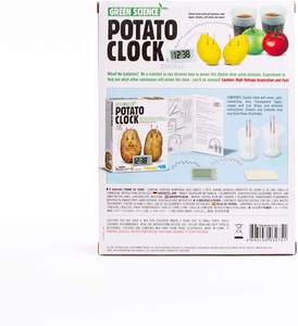 Gelsonlab Horloge à pommes de terre HSTM-006 DIY STEM Jouets <span class=keywords><strong>Cadeau</strong></span> éducatif pour les enfants en science <span class=keywords><strong>Chimie</strong></span> Ingénierie <span class=keywords><strong>Physique</strong></span> Laboratoire vert - Product Image 4