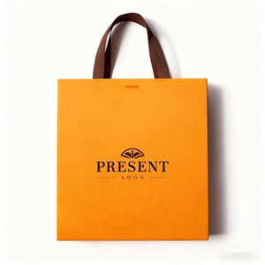 Bolsas de Regalo Navideñas, Bolsas de Papel para Fiestas de Año Nuevo, Bolsas de Papel para Regalos con Impresión Navideña y Logotipo - Product Image 1