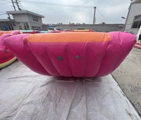 Flotteur gonflable en forme de pastèque OEM |   Jouet aquatique flottant à bascule pour jeux de piscine, utilisation en station balnéaire et en extérieur