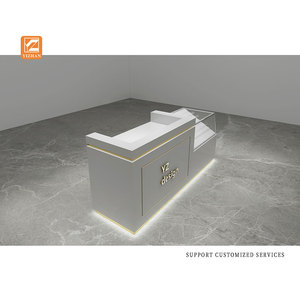 Kính hiện đại Showcase với LED chiếu sáng truy cập dispentary hiển thị trường hợp khái niệm cho các cửa hàng thuốc lá và khói cửa hàng thiết kế - Product Image 6