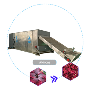 Nastro trasportatore tipo petali di rosa tigri noci data macchina di asciugatura pulita per Ginseng fibra di Banana bulbo cipolla ibisco asciugatrice macchina - Product Image 1
