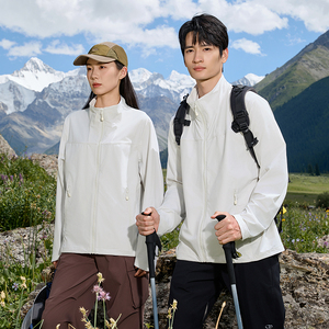 <span class=keywords><strong>Veste</strong></span> coupe-vent légère et confortable pour <span class=keywords><strong>homme</strong></span>, col montant, respirante et imperméable, pour l'automne - Product Image 5