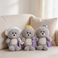 Boneka Anjing Laut Lembut Menggemaskan, Mainan Hewan Isi Kapas PP Premium, Teman Tidur yang Nyaman, Hadiah untuk Anak-Anak