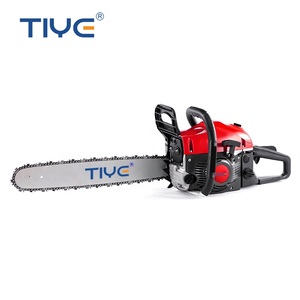 Scie à chaîne à essence TIYE professionnelle et économique, moteur 2 temps, 5200, 52 cm³ avec <span class=keywords><strong>guide</strong></span>-chaîne de 20 pouces - Product Image 2