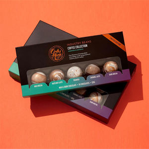 Caja <span class=keywords><strong>de</strong></span> Regalo <span class=keywords><strong>de</strong></span> Chocolate con Ventana Transparente en la Tapa, Empaque para Bombones <span class=keywords><strong>de</strong></span> Chocolate - Product Image 1