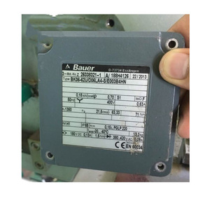 Bauer BS02-37V D04LA4/SP Three Phase AC <b>Gear</b> <b>Motor</b> 188F8646 - Product Image 4