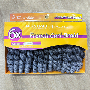 Lot de 6 paquets de cheveux synthétiques Mira Hair de 8 pouces, style crochet Kenya, haute qualité, effet Jamaican Bounce, boucles baguette, pour tressage et extensions - Product Image 4