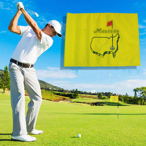 Bandera Verde Oficial de la PGA Masters de 15x22cm, Impresión en Serigrafía de Nailon, Accesorio para Hoyos de Golf - Product Image 4