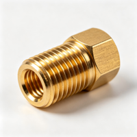 Connecteur de borne électrique en laiton et cuivre usiné sur mesure par CNC, pièces métalliques à haute conductivité