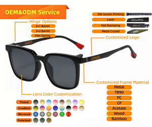 Gafas de Sol con Clip Magnético 2503 CP, Montura Irregular, Gafas 2 en 1 con Clip Magnético, Lentes de Celulosa <span class=keywords><strong>Propi</strong></span>, Juego de Gafas de Doble Uso para Exteriores - Product Image 5
