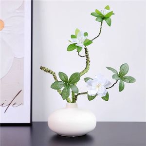 Flores Artificiales de Azalea de Plástico, Tipo Mixto, Estilo Zen, Decoración de Escritorio, Decoración del Hogar, Accesorios para Bodas y Exteriores - Product Image 3