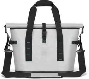 OEM Factory 40 Can Soft Cooler Bag LeakProof Large Cooler Bag with Roll-Top Waterproof Insulated Cooler Bag - Product Image 1